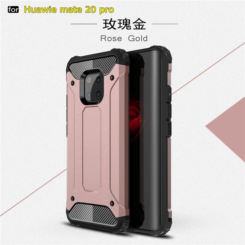 Силиконовый защитный чехол для Huawei Mate 20 Pro Жесткий Чехол задней панели телефона