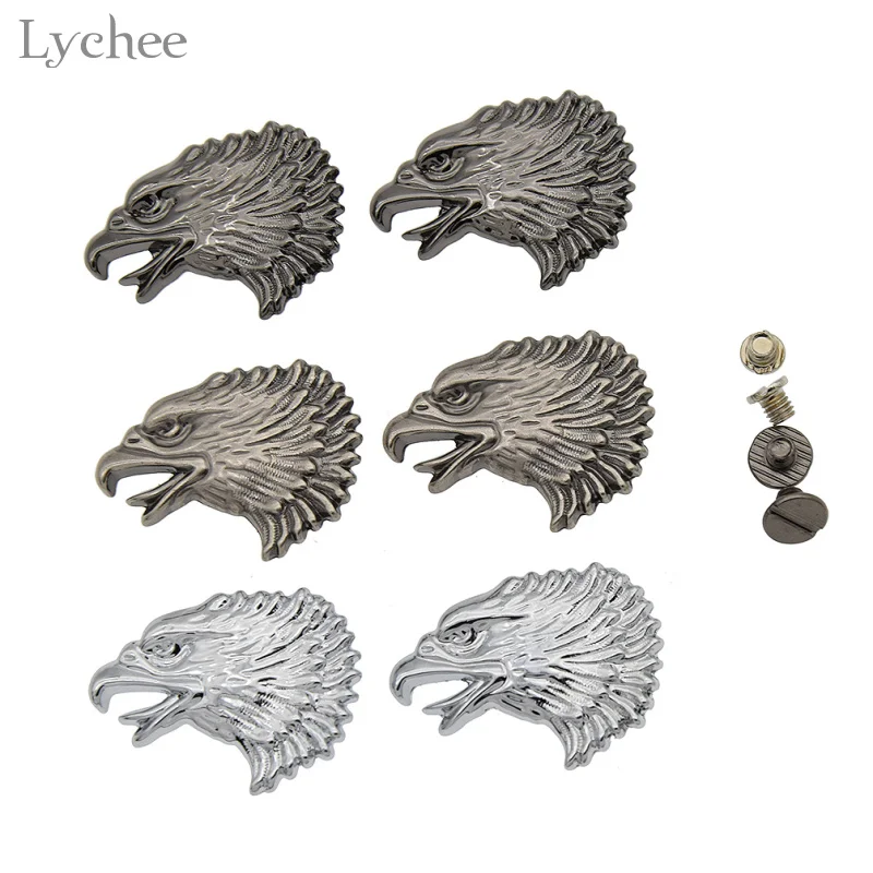 Lychee Life 2 шт. металлические пуговицы с орлом ручная работа шитье для мужчин и