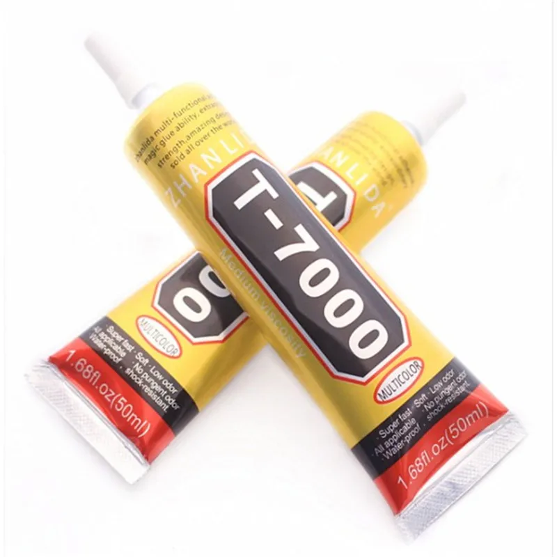 50 мл T 7000 более мощный новый клей на основе эпоксидной смолы T7000 черный жидкий
