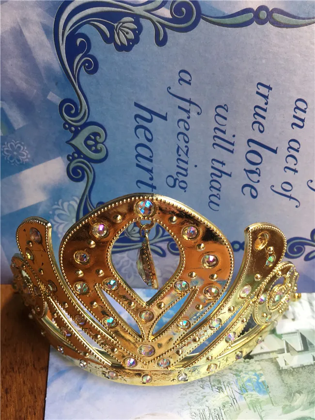 Новинка 2017 косплей для детей на Хэллоуин Эльза Анна принцесса корона 20 компл./Лот