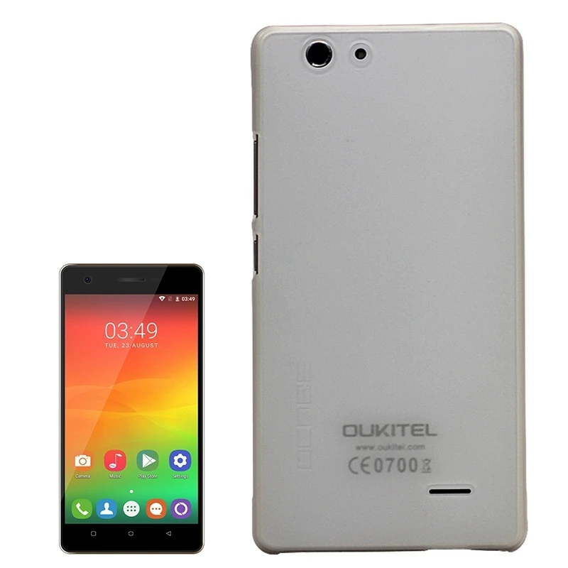 Oukitel C4 чехол прозрачный ПК Жесткий пластиковый Чехол Ультра тонкий защитный