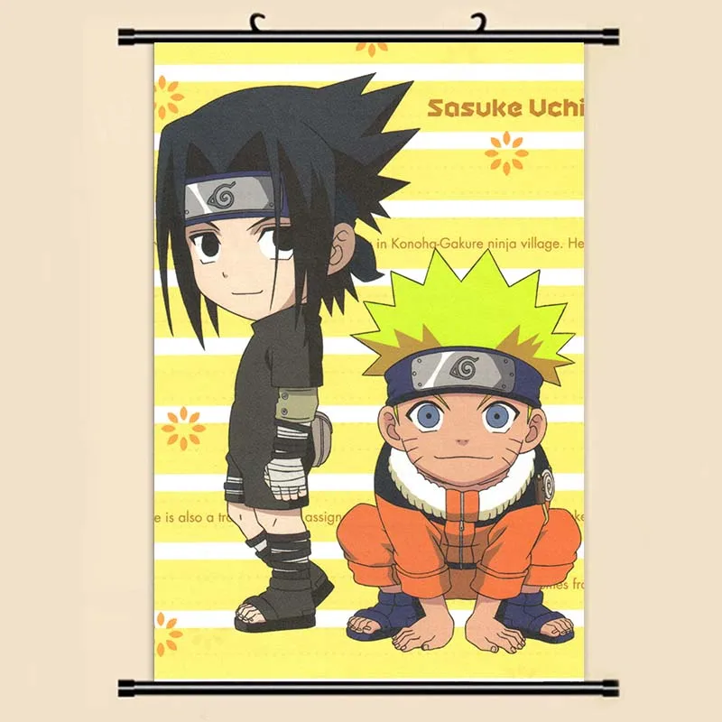 Аниме манга наруто Настенная картина свиток 40x60 обои наклейки постер 001|wall scroll|naruto