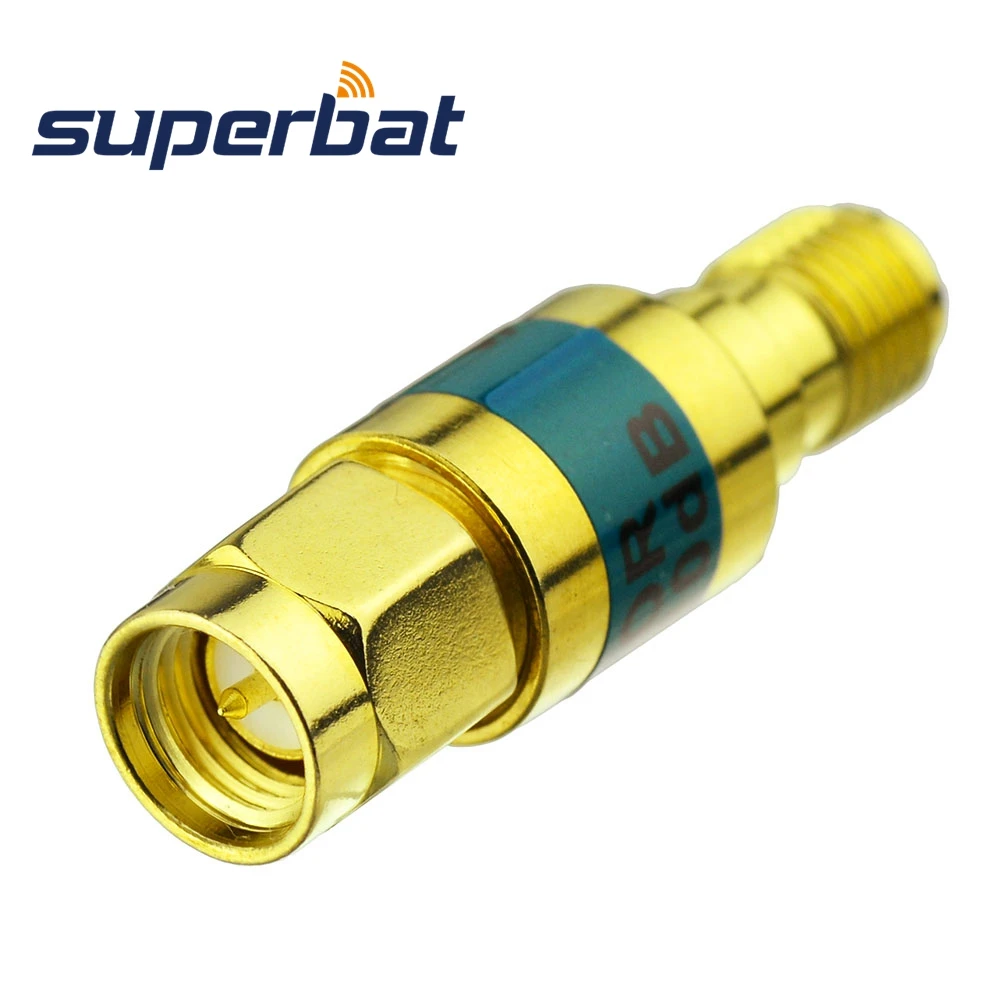 

Superbat Gold 2W 0-6GHz SMA-JK Fixed Female RF Fixed Attenuator