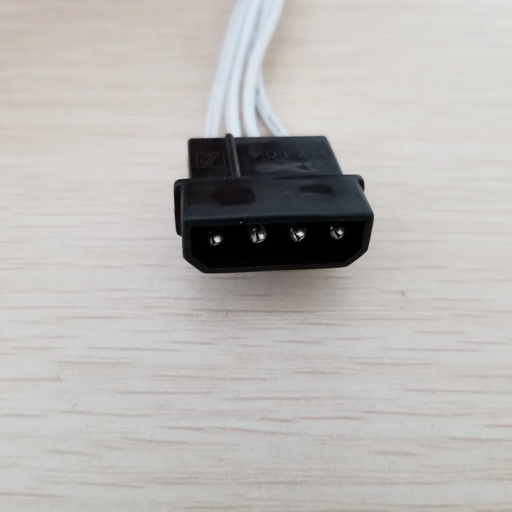 100 шт./лот жесткий диск SATA кабель питания 4Pin IDE Molex до 5 x адаптер сплиттер 18AWG белый