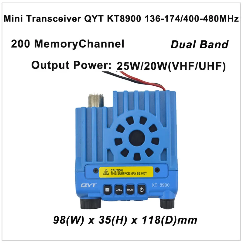 QYT KT 8900 мини трансивер KT8900 136 174/400 480 МГц двухстороннее радио двухдиапазонный