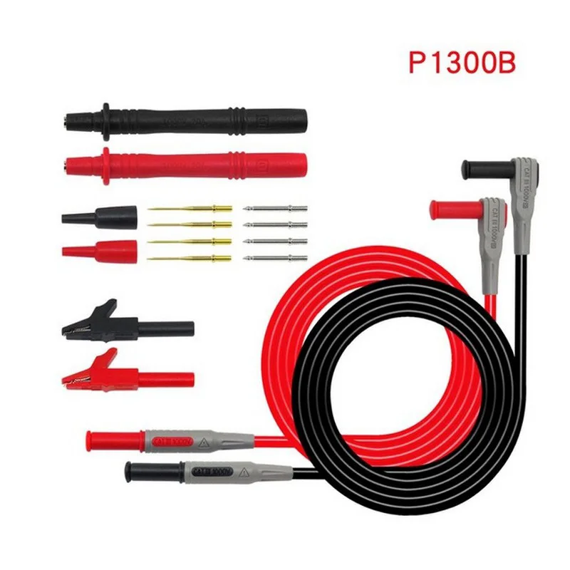 12-in-1 Super Multimeter Probe Replaceable Clamp P1300B P1300C Multi Meter Test Lead Kit And Alligator Clip For | Инструменты