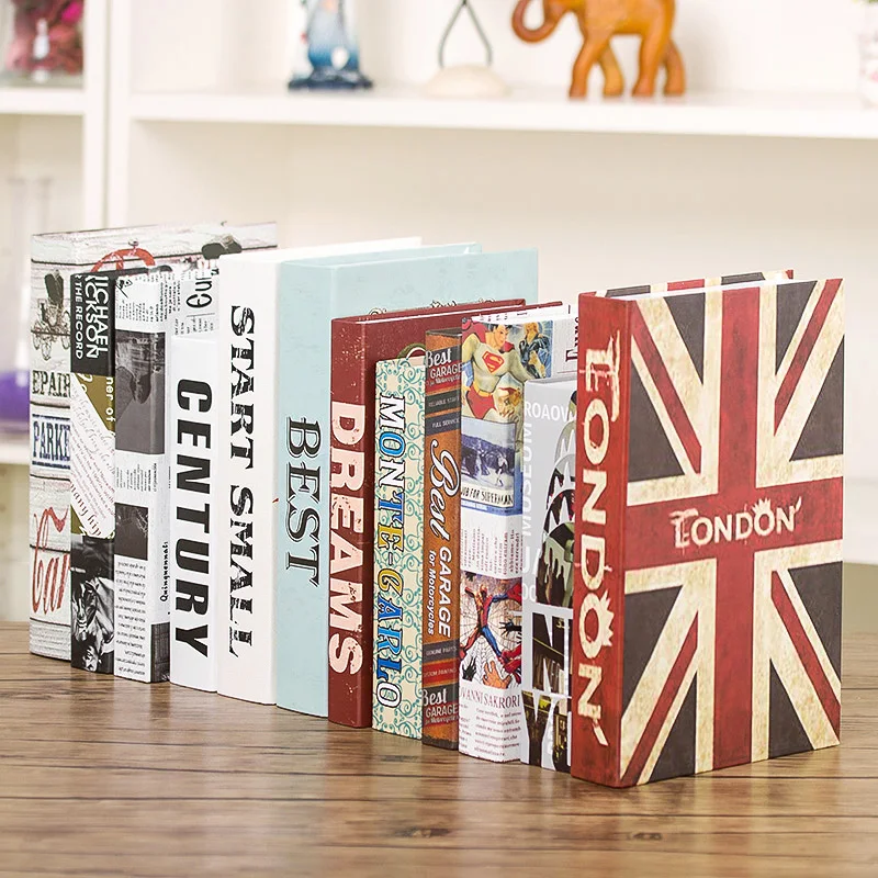 10 шт. имитация современной американской искусственной книги украшение окна