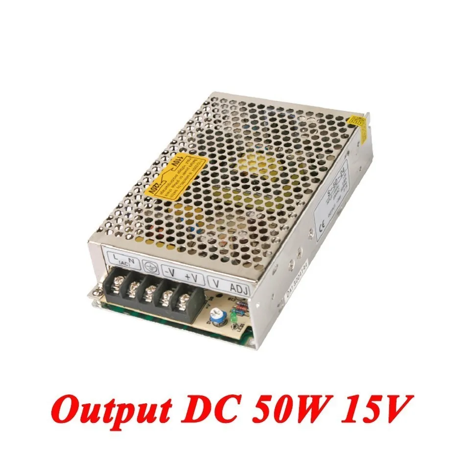 S 50 15 Вт в 3 А Мини источник питания smps с одним выходом для светодиодного драйвера