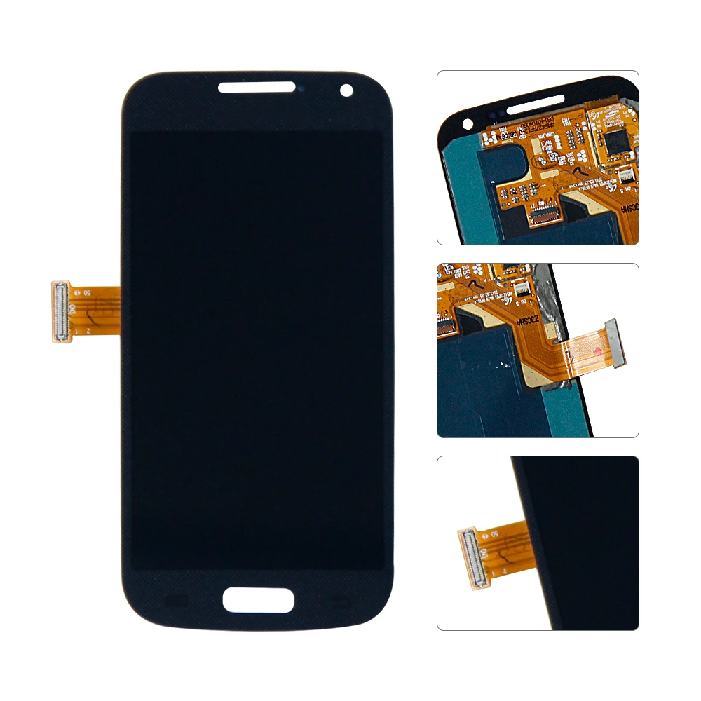 Для Galaxy S4 Mini i9195 i9190 ЖК-дисплей кодирующий преобразователь сенсорного экрана в