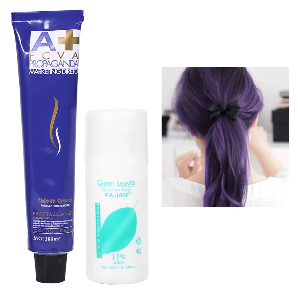 Краска для волос 100 мл крем укладки зеленый белый временная Восковая краска