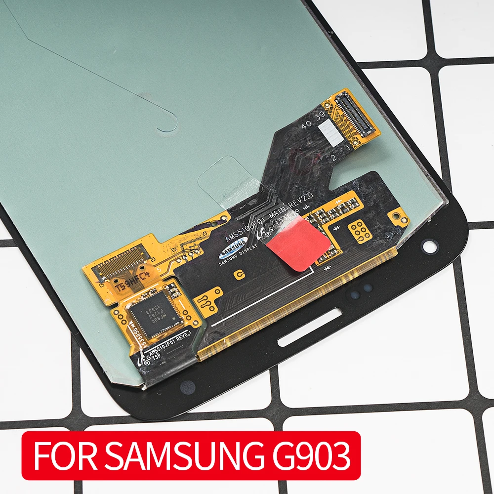 ЖК-дисплей Burn Shadow для Samsung Galaxy S5 NEO сенсорный экран с цифровым преобразователем в