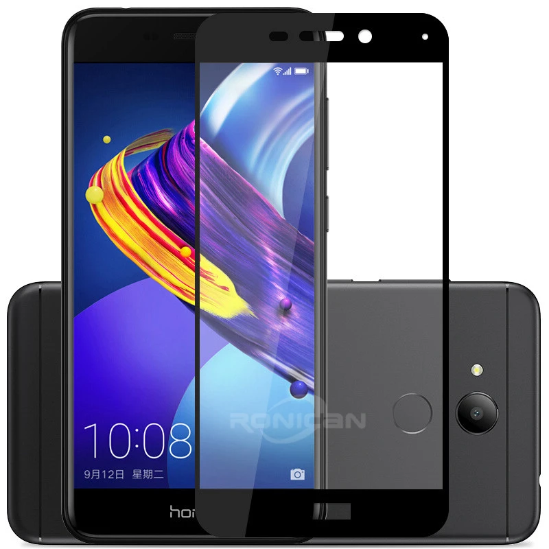 Полное покрытие экрана протектор для Huawei Honor 6C Pro стекло цвет Анти-взрыв