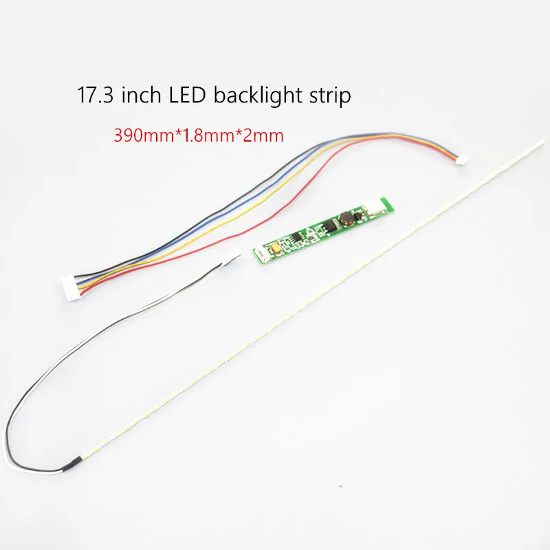 

17.3 inch notebook CCFL lamp retrofit LED backlight strip light with a mini booster board