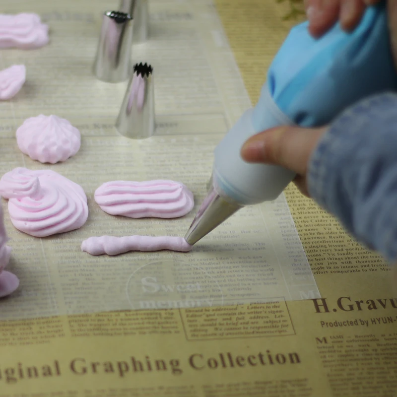 8 шт./компл. силиконовые Кухня аксессуары Обледенение Трубопроводы Крем