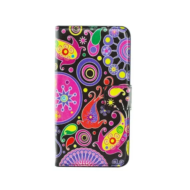 Цветочный кожаный чехол-бумажник s для LG K10 LTE 4G K430 K430ds K430y K420n K410 чехол для телефона Fundas задняя крышка корпус держатель для карт Coque - Цвет: shuimu