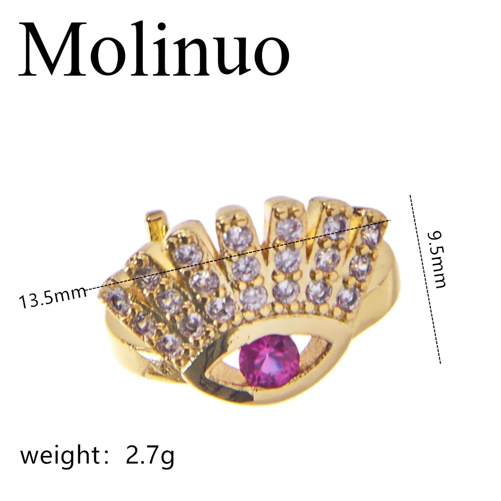 Molinuo цветные драгоценные глаза дьявола женские Клипсы Серьги Мода проложили цвет циркон клипсы без пирсинга уха аксессуары