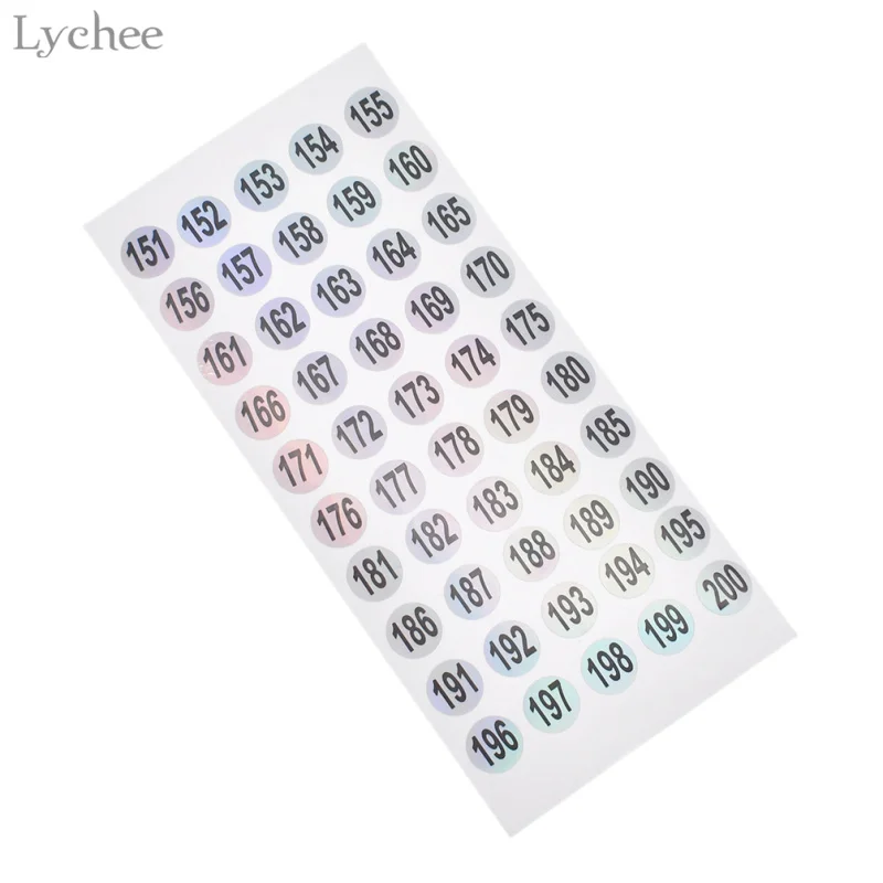 Lychee Life голографическая мерная лазерная бумага DIY водонепроницаемая