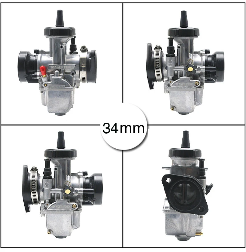 ZSDTRP KSR карбюратор 28 мм 30 мм 32 мм 34 мм Evolution KIT EVO Carb для универсальных HONDA Yamaha KTM SUZUKI Kawasaki