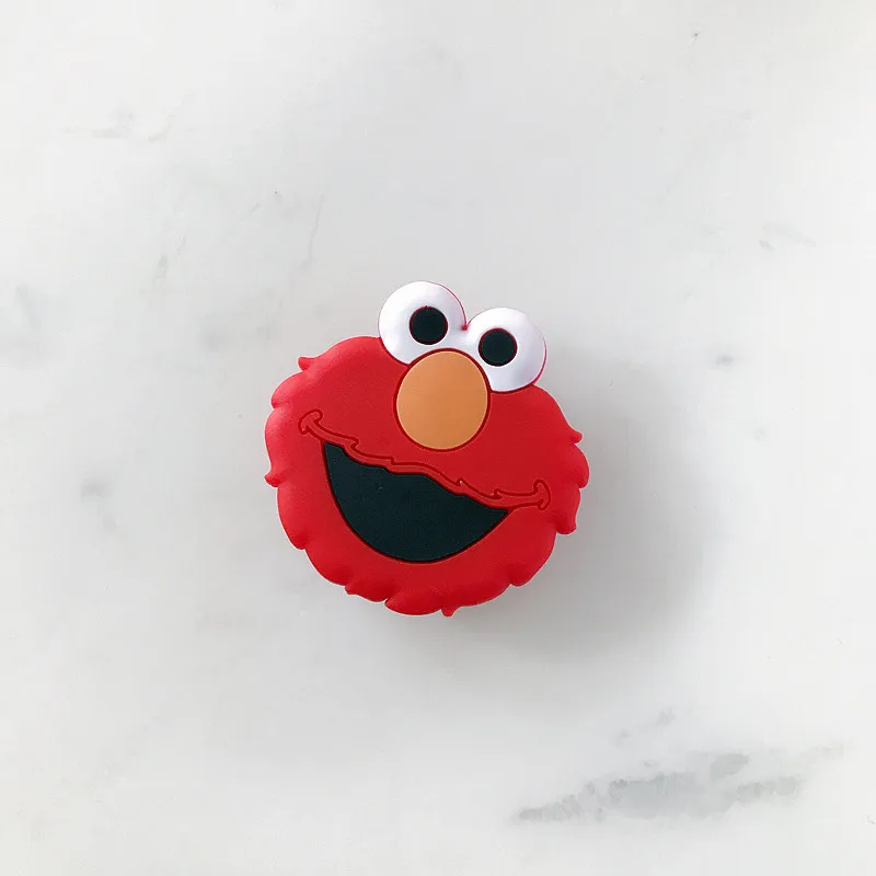 Милый мультфильм Anpanman Улица Сезам Круглый Универсальный кольцо-держатель мобильного телефона подушка безопасности Газа складной Стенд кронштейн для iphone samsung - Цвет: 14