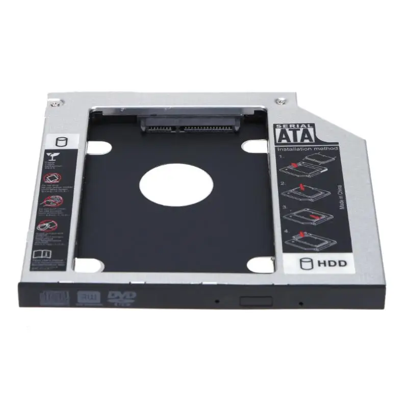 9 мм HDD SSD чехол жесткий диск HDD Оптический отсек Caddy Корпус жесткого диска CD-ROM дисковый отсек