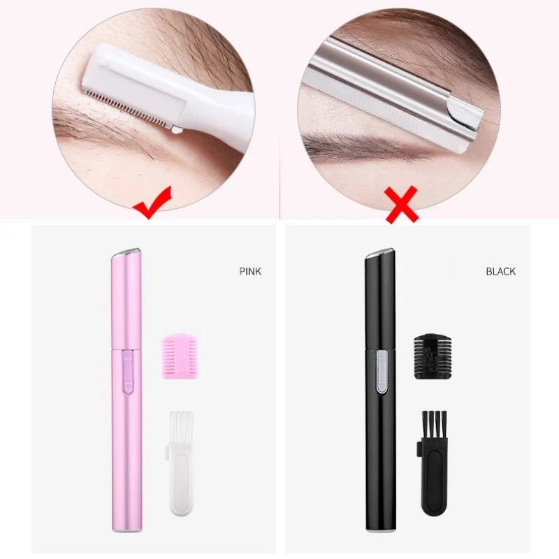 Новинка 2019 Профессиональный портативный мини триммер для бровей бритва тела