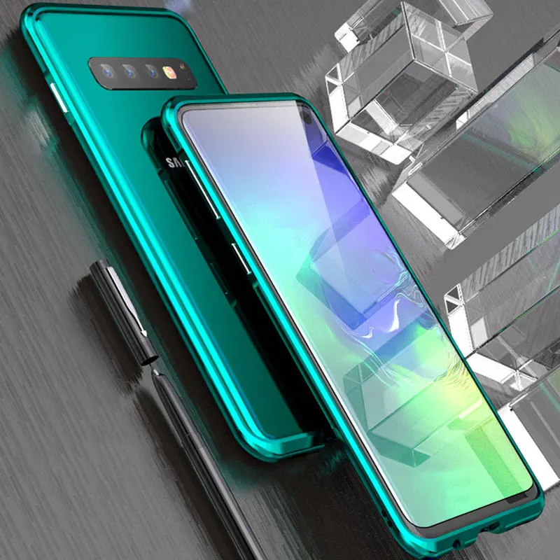 Противоударный защитный чехол для samsung S10 5G plus, чехол из алюминиевого металла и углеродного волокна, силиконовый чехол для samsung Note 10 Plus, роскошный