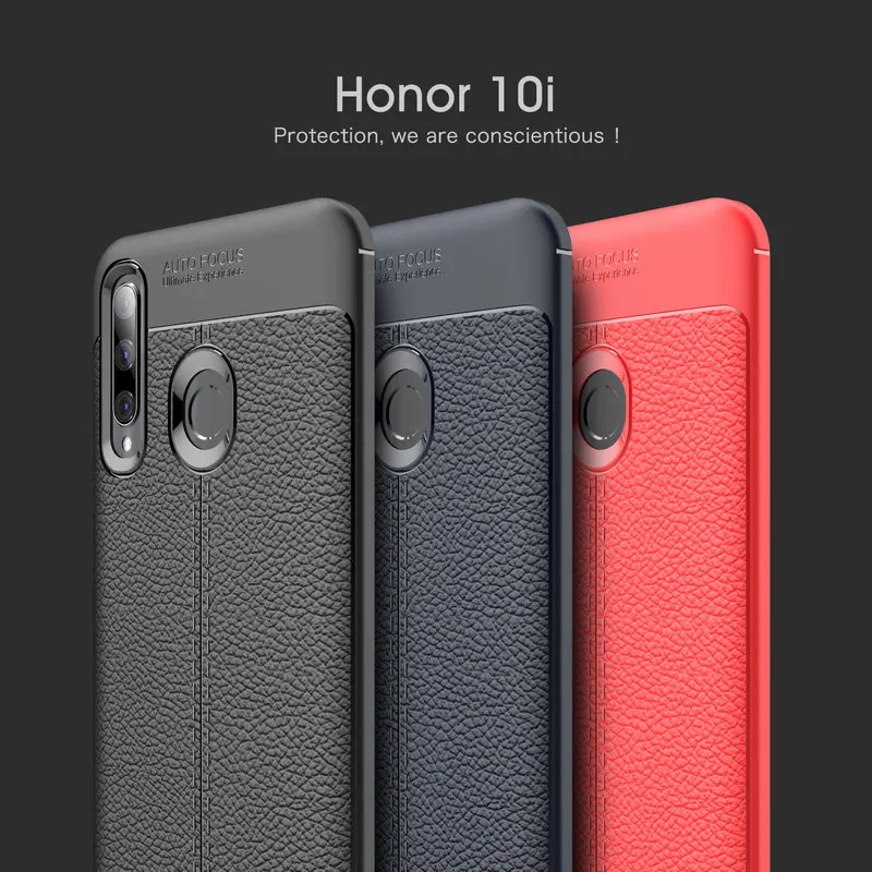 Чехол для телефона Honor 10i чехол Huawei 10 i из мягкого ТПУ + ударопрочный накладка Ltchi с