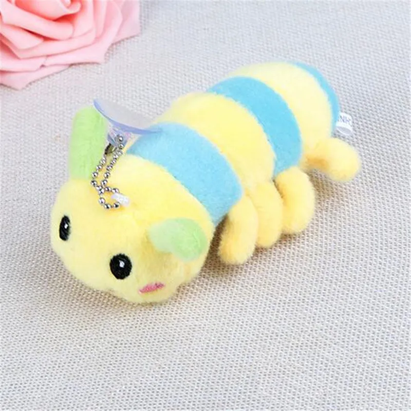 HANDANWEIRAN 1 шт PP Хлопок 12 см Новые Kawaii маленькие жуки мягкие игрушки милый гусеничный