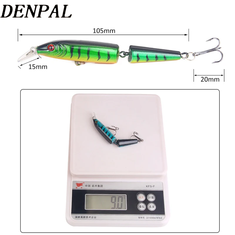Многосекционная блесна 9 г твердая приманка Pesca искусственная 10 5 см отличная
