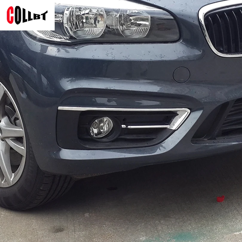 COLLBT 2 шт. наклеиваемого покрытия для автостайлинга из ABS хромированные передние