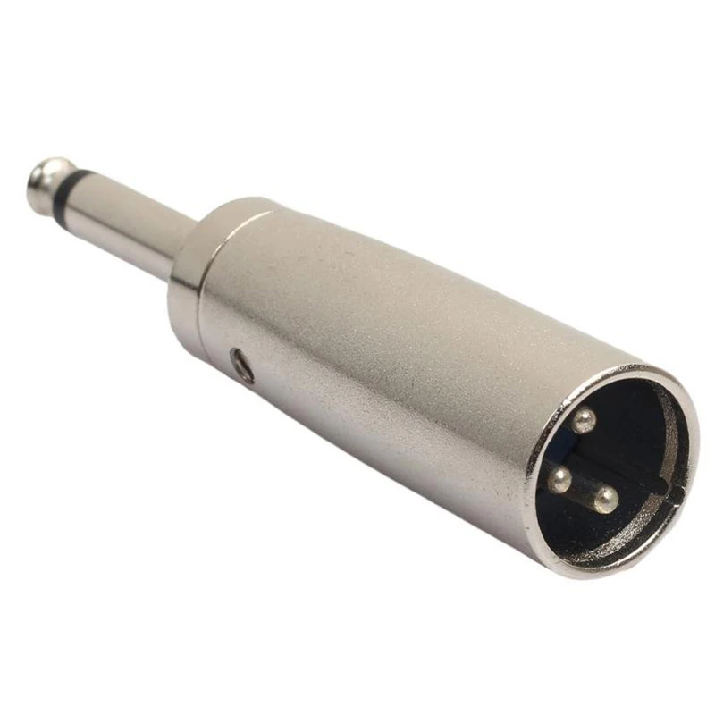 BMDT-5PC 3 Pin XLR кабель для мужчин моно 6 35 мм 1/4 штекерное гнездо гитары адаптер аудио