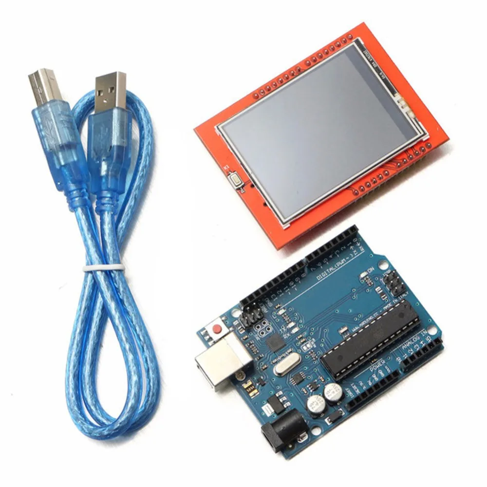 Новый 2 5-дюймовый сенсорный ЖК-экран TFT фотографический Модуль платы ATmega328P для
