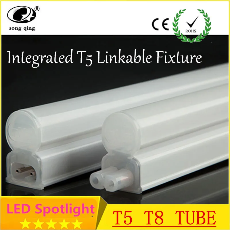 Светодиодный T8 T5 встроены светодиодные трубки 12w 600 мм 110v 220v AC 85 265v Прозрачный