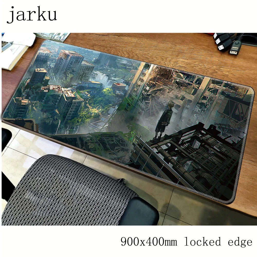 

nier automata mousepad gamer 900x400X3MM gaming mouse pad large best notebook pc accessories laptop padmouse ergonomic mat