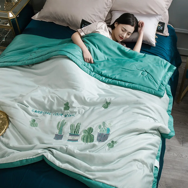 Летнее одеяло в нордическом стиле для детей взрослые одеяла кондиционера