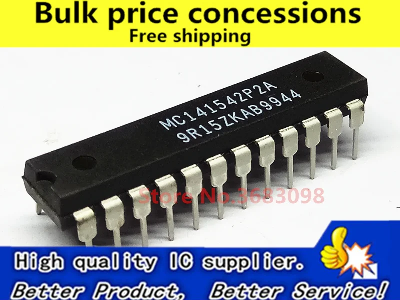 

Free Shipping 5pcs/lots MC141542P2A MC141542P MC141542 DIP-24 NEW IC