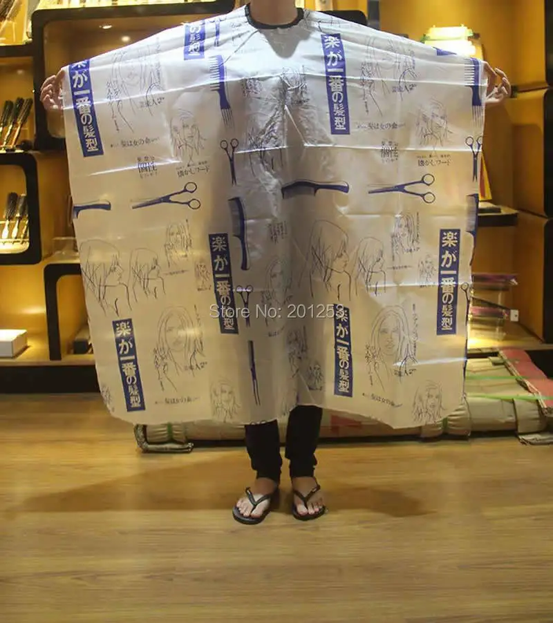 Ножницы гребень с принтом для стрижки волос водонепроницаемая ткань