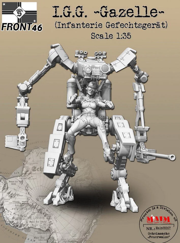 1/35 современный человек Стенд фантазия с машиной игрушка Смола модель