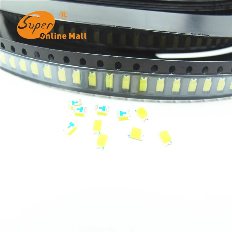 100 шт/Паг SMT SMD 1206 теплое белое светодиодное освещение светодиоды 2700 3200k 600