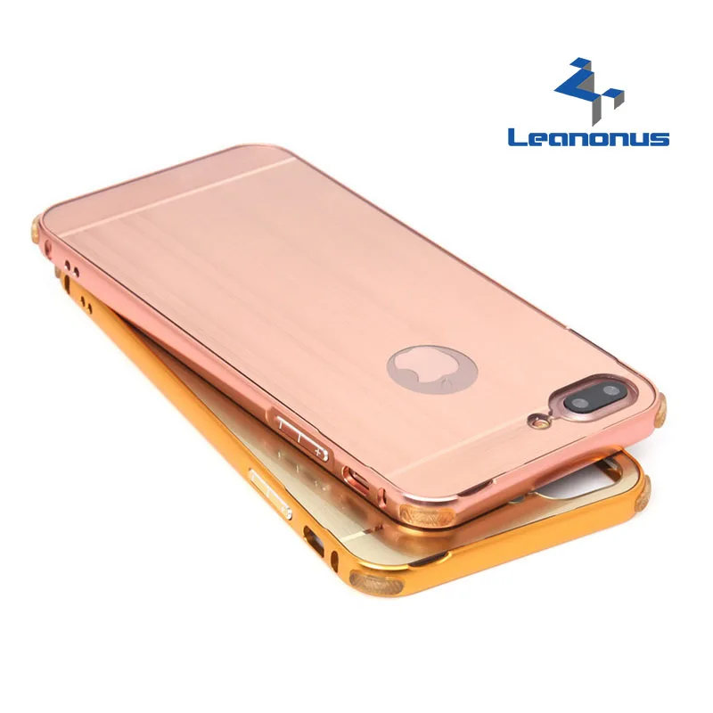 Leanonus Матовый акриловый Капа чехол для телефона iPhone 7 ультратонкие Alumimum