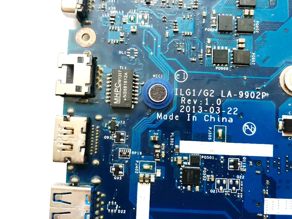 Оригинальная материнская плата для ноутбука Lenovo G500S HM76 DDR3 ILG1 G2 LA-9902P