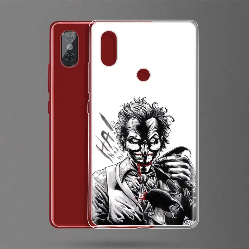 DREAMFOX N082 Joker Soft TPU Silicone Cover For Xiaomi Mi Mix 3 A1 A2 5C 5X 6 6X 8 9 Lite SE Play Pocophone F1 Case |