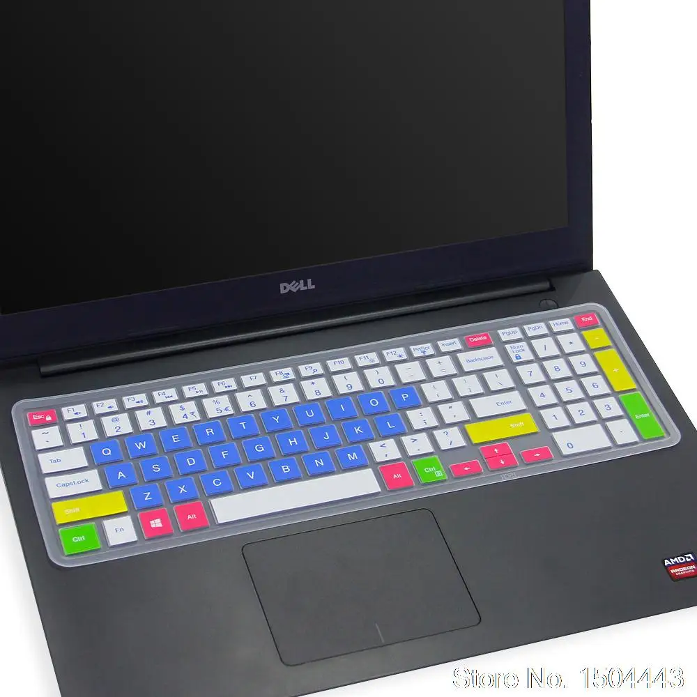 

Для Dell Inspiron Ins 15 5000 15MD 15LD 15UD M5555D M5545D 5547 Vostro 3000 3546D 15CR 15C 15-дюймовый чехол для клавиатуры ноутбука