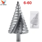 Конический нож для отверстий, быстрорежущая сталь, 6-60 мм