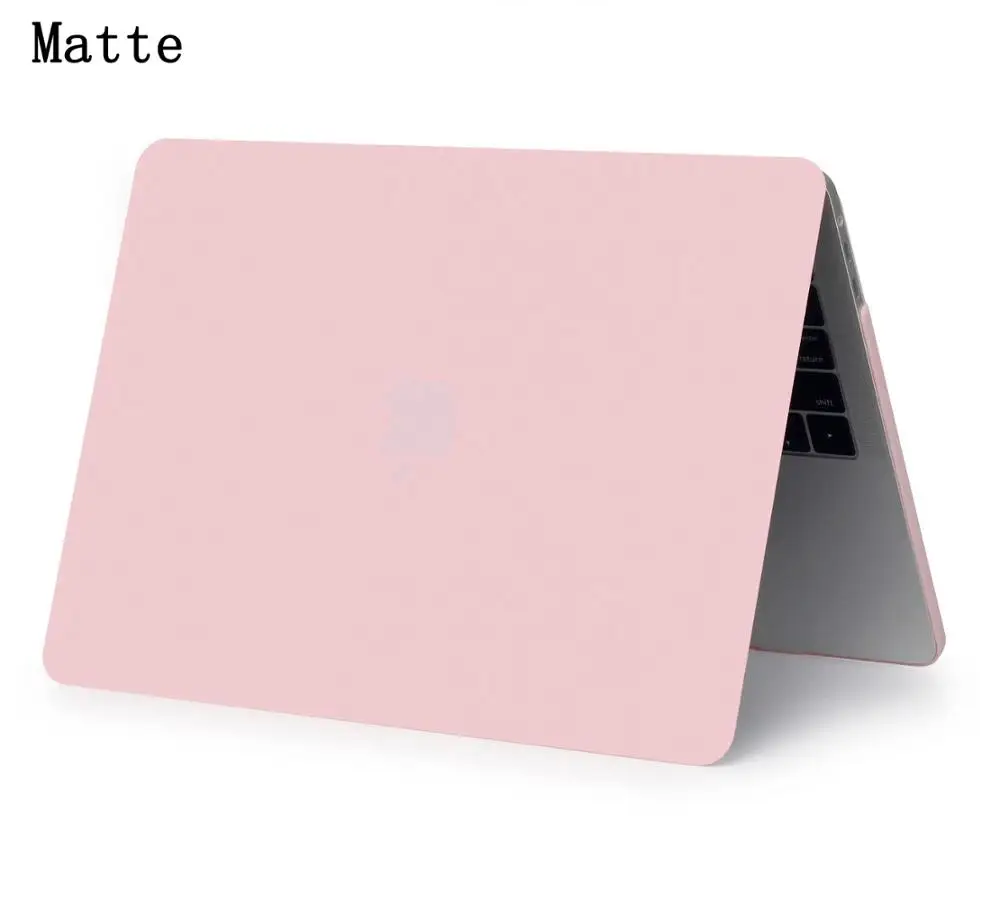 Matte shi Pink Чехол для ноутбука Apple MacBook Air Pro Retina 11,6 12 13,3 15,4 дюймов для mac book New Air 13 A1932 A2159 Pro 13 15 с сенсорной панелью - Цвет: Matte shi Pink