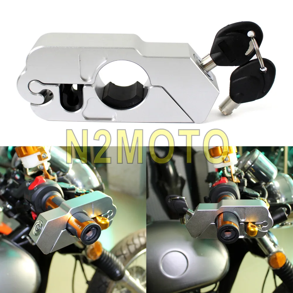 

CNC Aluminum ATV Scooter Sport Dirt Street Bike Brake Lock Security Grip Lock for Honda Yamaha Suzuki Universal