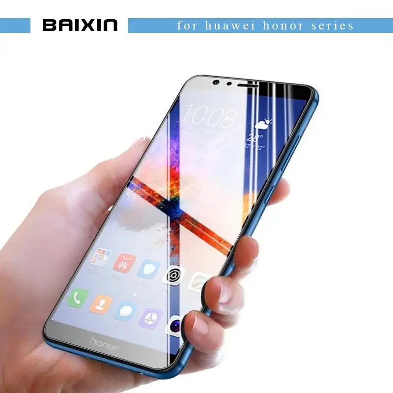 Baixin закаленное стекло для Huawei honor 7X 10 9lite ультра тонкий 9H 2.5D защита экрана|Защитные