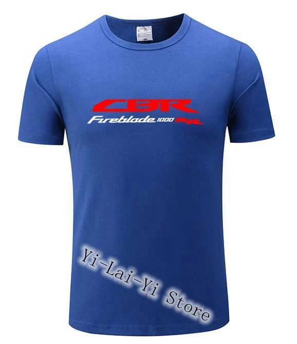 Брендовые Новые мужские футболки из 100% хлопка Япония мотоцикл CBR 1000RR Fireblade