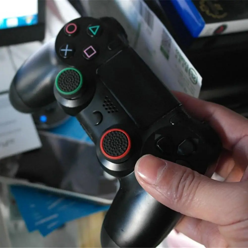 4 шт силиконовый Аналоговый джойстик для PS4/PS3/PS2 светящаяся игровая Ручка Джойстик Защитная крышка Pro 4 PS4 Slim