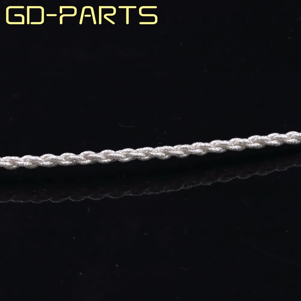 GD-PARTS 1,2 м посеребренный OCC кабель для наушников обновление Hifi гарнитура наушники провод для IE8 IE80 IE8I ER80 Замена DIY